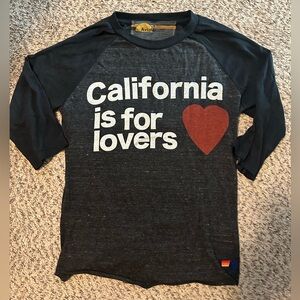 Aviator Nation unisex raglan tee size small